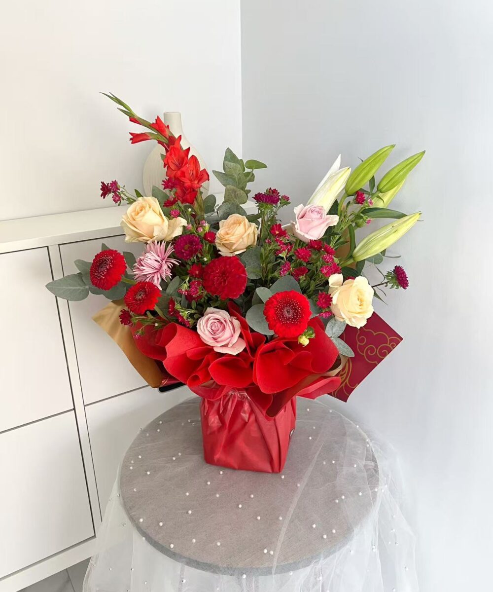 Stunning flower basket